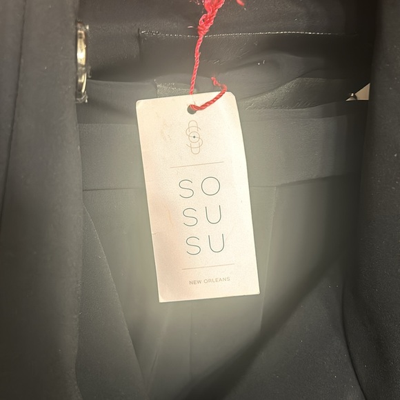 Greta Constantine Navy Blue blazer set size Large - Picture 16 of 17